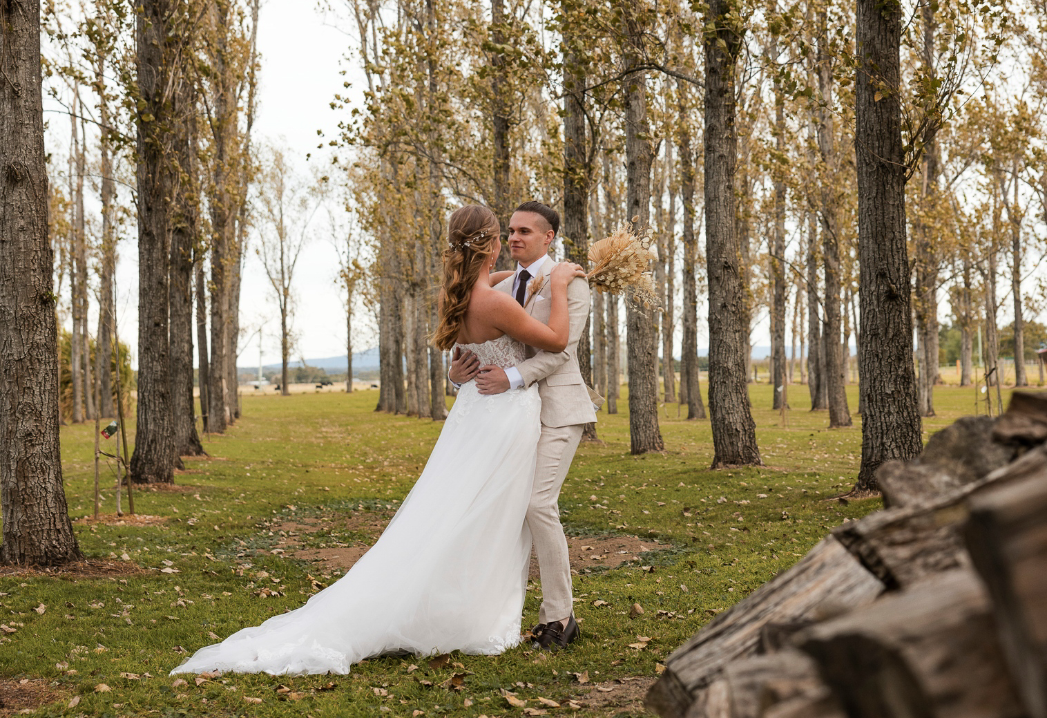 Cinderella Arrival Weddings at Lorn Rose Farm